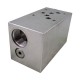 Cetop5 modulaire cartouche 2x2 sur P (non compris) alu - 021E