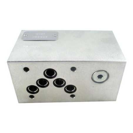 Cetop5 modulaire cartouche 2x2 sur P (non compris) alu - 021E