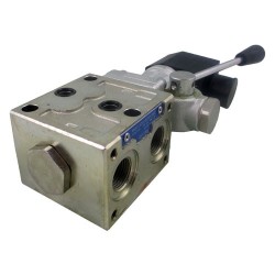 Emp. 4x2 30l/mn   ED1 Z 3/8'' X301 avec bobine 24vcc et levier coté A