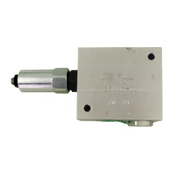 Réducteur 25l/mn bloc 3/8 RP 25 VU 38 40 à 180 bar (rég 150 bar)