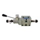Emp. 4x3 30l/mn ABT ED1 Z E201 3/8 ss bobine C36 levier coté A