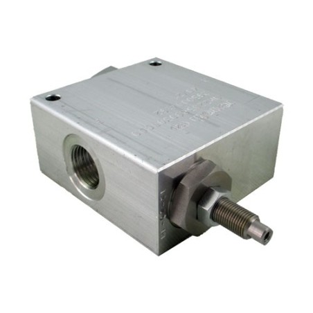 Flow regulator 2V 1/2 VRFC2 V 12 A screw adjustment