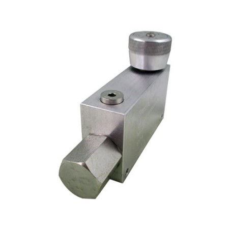 Flow regulator 3V 1/2 VRFC3C M 12.A setting graduated handwheel