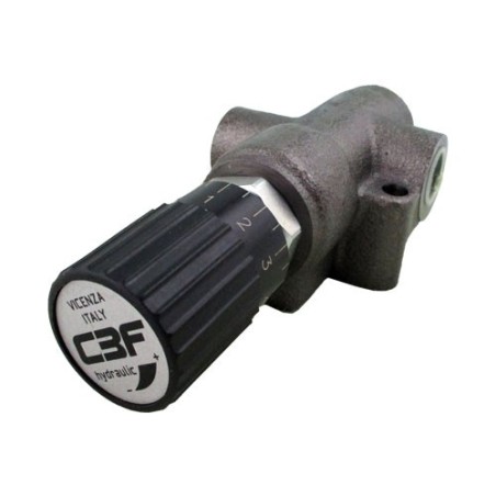 Flow regulator 3V 3/4 90l/mn 350 bar setting graduated handwheel