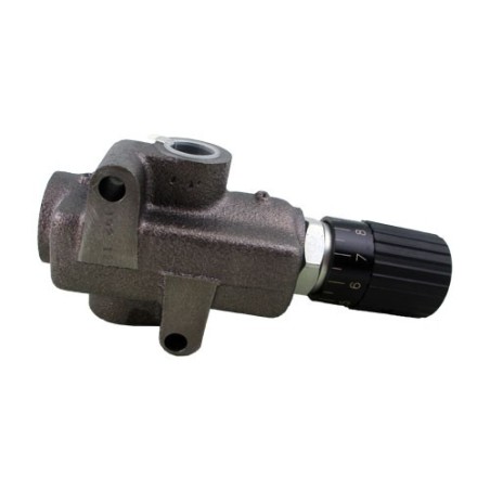Flow regulator 3V 3/4 90l/mn 350 bar setting graduated handwheel