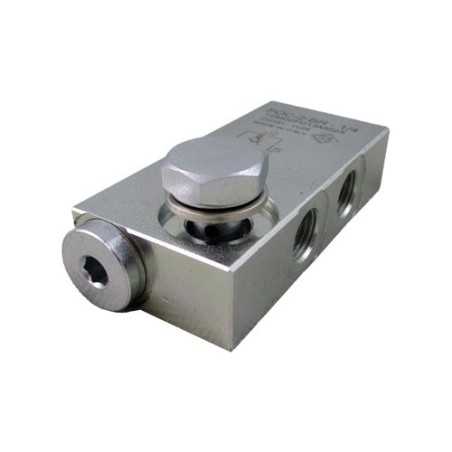 Clapet piloté DE 1/4 banjo int VBPDE 1/4 L CMP/FLV