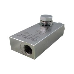 Clapet piloté DE 1/4 banjo int VBPDE 1/4 L CMP/FLV