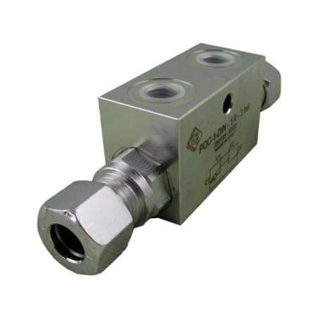 Clapet piloté SE 1/4 POC 1 DIN 20l/mn 350 bar