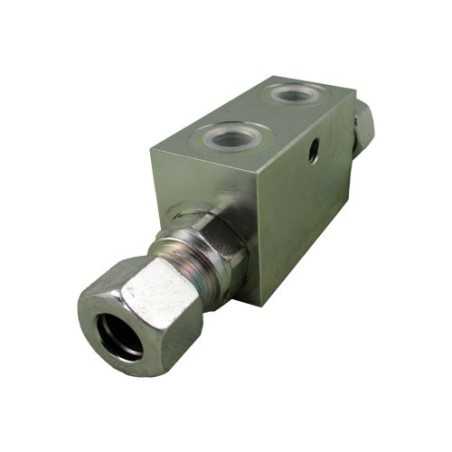 Clapet piloté SE 1/4 POC 1 DIN 20l/mn 350 bar PO 3 bar tube 12L 