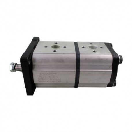 Dual gear pump 2+2 22.50+11.20cc right flange conical 1/8