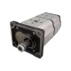 Dual gear pump 2+2 22.50+11.20cc right flange conical 1/8