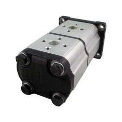 Dual gear pump 2+2 22.50+11.20cc right flange conical 1/8