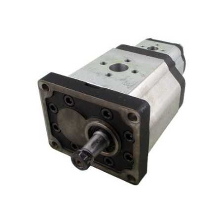 gear pump 3+2 dual 44.00+16.00cc rot.D br std italiancon.1/8