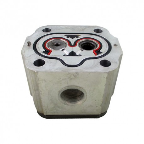 gear pump 2 simple14.00cc rot.D br std italiancon.1/8 secondaire