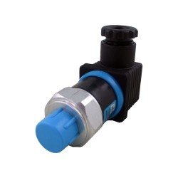 Pressostat 20 to 200 bar adjustable NO/NC with piston 1/8" cylindrical 48V