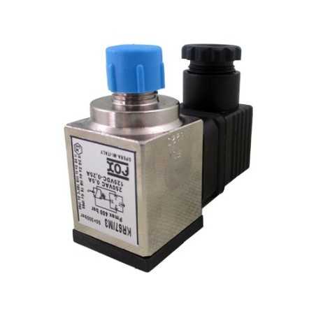 Pressostat  50 à 300 bar réglable NO/NF à piston 1/4 conique