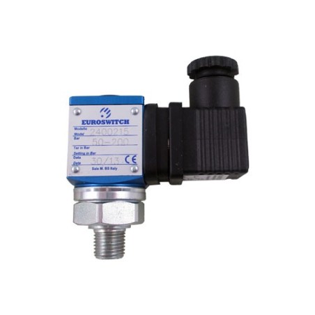 Pressostat  50 à 200 bar piston G1/4MC DIN 43650
