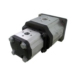 gear pump 3+2 dual 44.00+16.00cc rot.D br std italiancon.1/8