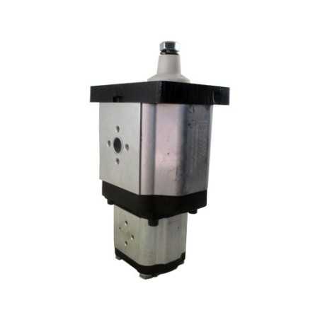 gear pump 3+2 dual 44.00+16.00cc rot.D br std italiancon.1/8