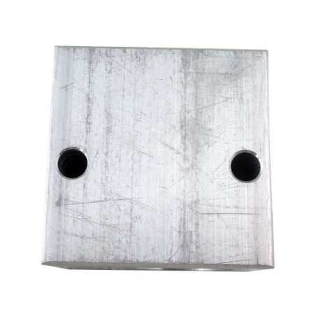 block 3/8 alu cavity 018