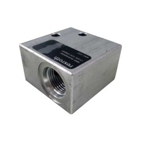 Block 3/8" aluminium cavity 018 standard