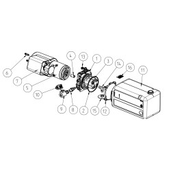 Pompe hydraulique 12v 