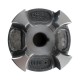 1/2 accouplement 42/55 Ø22.2 GG cl 4.76