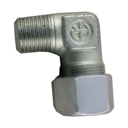 Tube aspiration 90° 1/4 - CM12/08X13 CO L + bague + écrou