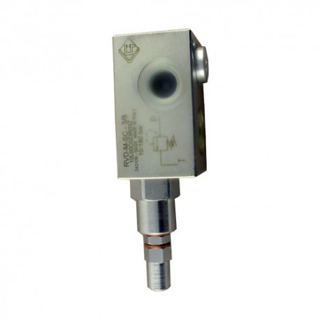 LP 30l/mn body 1/4 VMP 14 L 10 à 50 bar adjusting screw