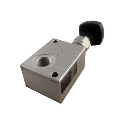 LP  30l/mn block 3/8 VSC 30 V 38 200 bar setting handwheel