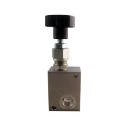 LP  30l/mn block 3/8 VSC 30 V 38 200 bar setting handwheel
