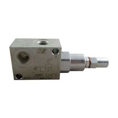 LP  30l/mn body 1/4 VMP 14 L 10 à 50 bar adjusting screw