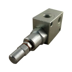 LP  30l/mn body 1/4 VMP 14 L 10 à 50 bar adjusting screw