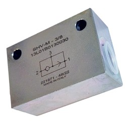 Sélecteur de circuit 3/8 SHV M 40l/mn 350 bar acier 