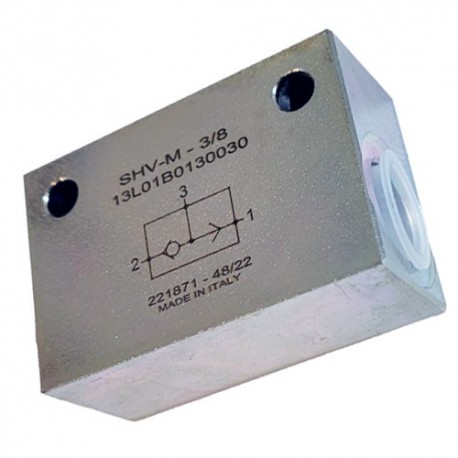 Sélecteur de circuit 3/8 SHV M 40l/mn 350 bar acier 